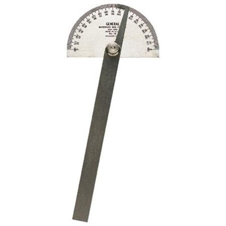 CENTRAL TOOLS General Tools 318-18 22024 Round Head Protractor 318-18